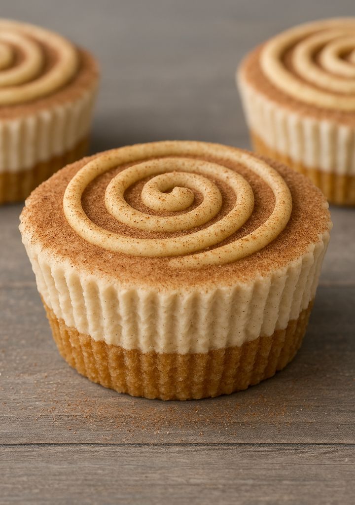Mini Cheesecakes com canela