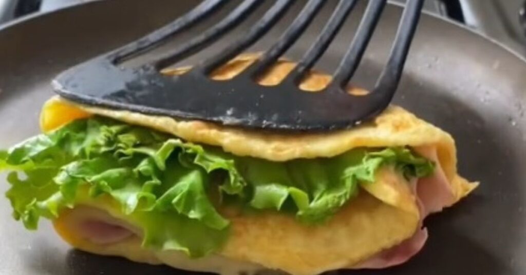 Omelete quatro dobras
