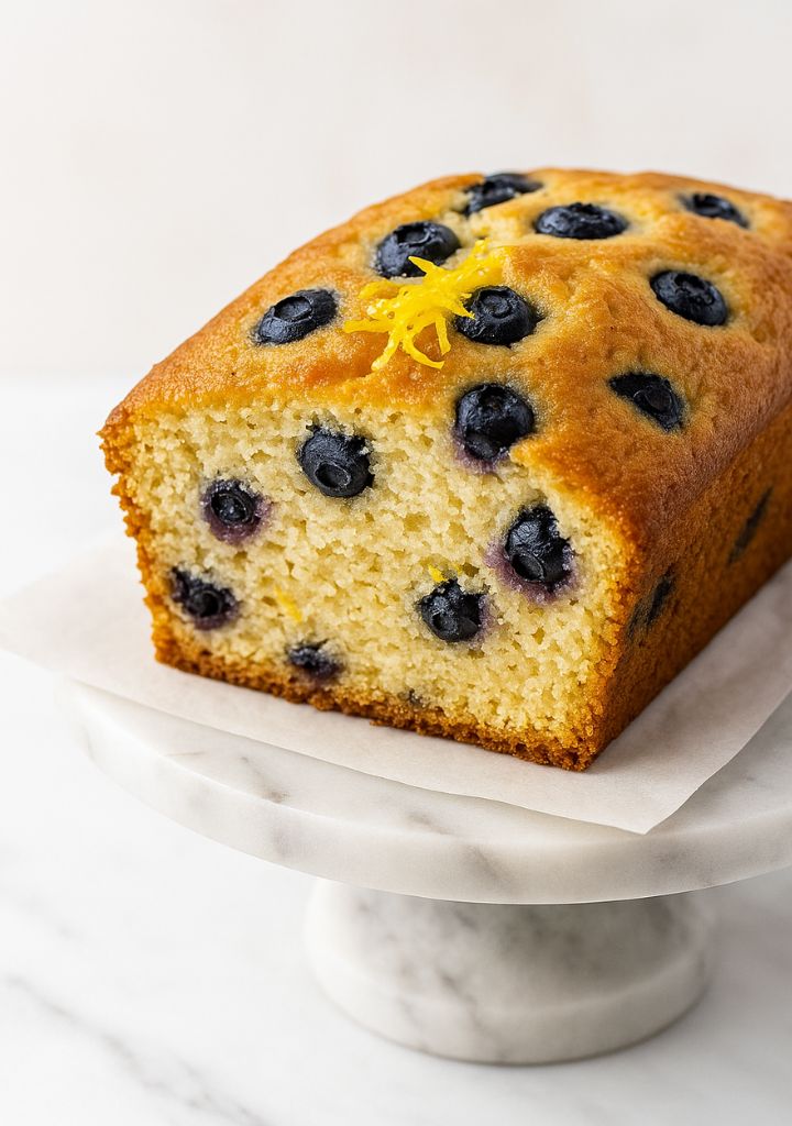Pão Limão Mirtilo