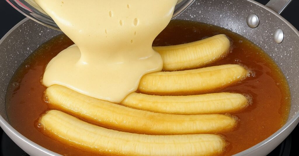 Banana Caramelizado na Frigideira