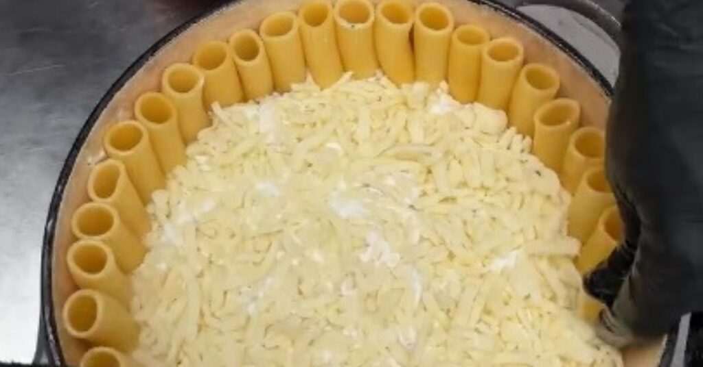 Lasanha de Rigatoni à Bolonhesa