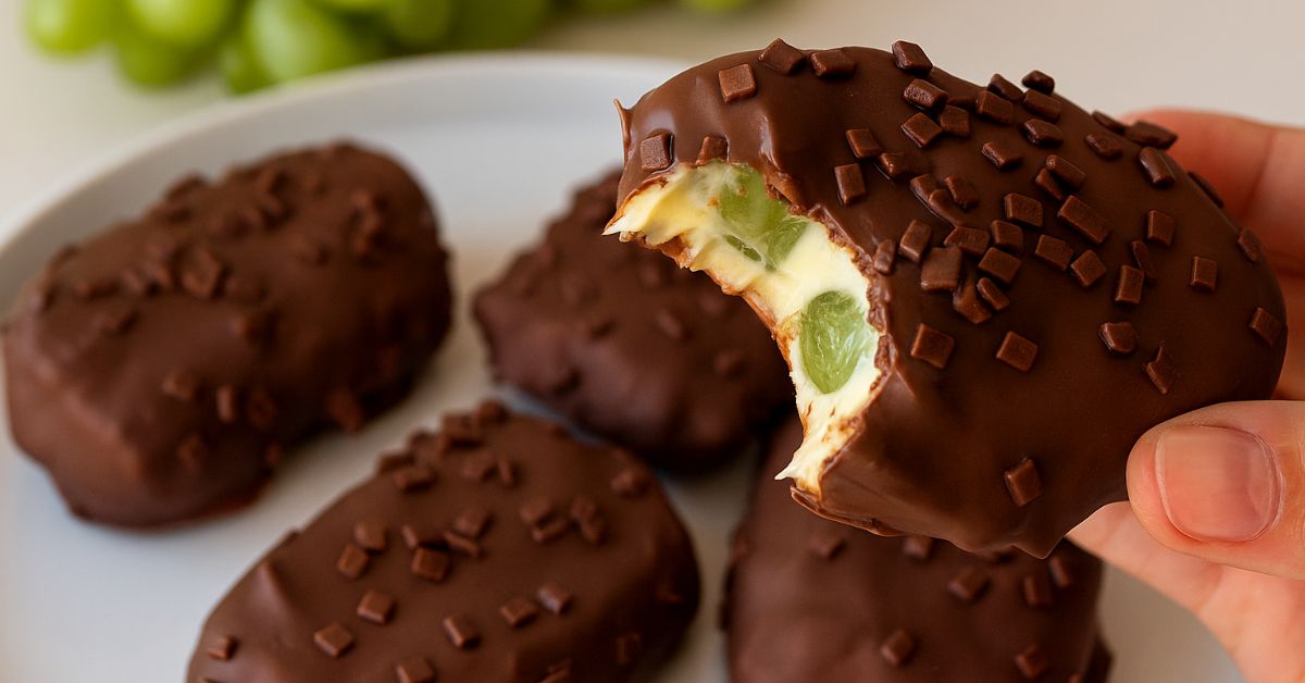 Trufas de Uva e Chocolate