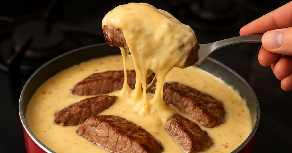 Carne com Creme de Batata Cremoso