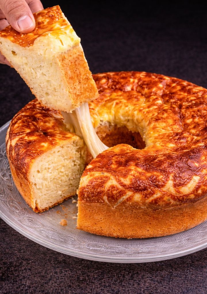 Bolo Salgado de Queijo que Derrete na Boca