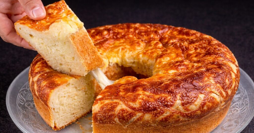 Bolo salgado de queijo