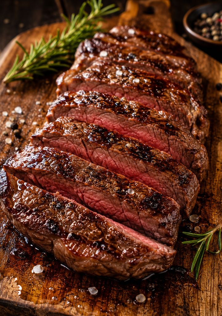 Bife Cozido e Dourado Na Frigideira